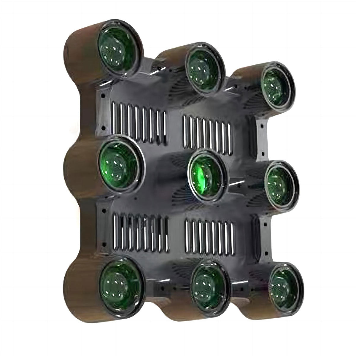9-Head Matrix Light 9x40W RGBW LED - Front View