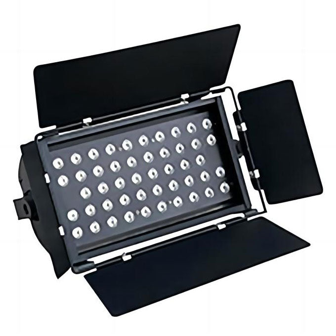 150W RGBW LED Stage Flood Light & Wall Washer with Barn Doors