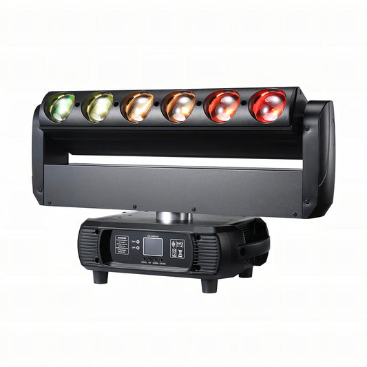 6-Eye Double-Sided Blade Moving Head Light 500W - Front View