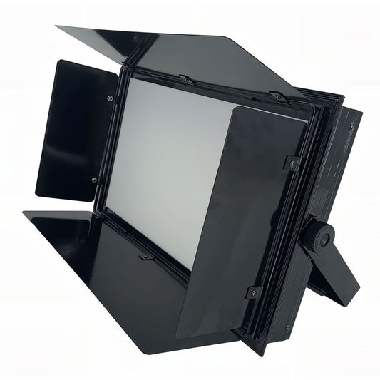 200W Bi-Color LED Studio Panel Light with Barn Doors