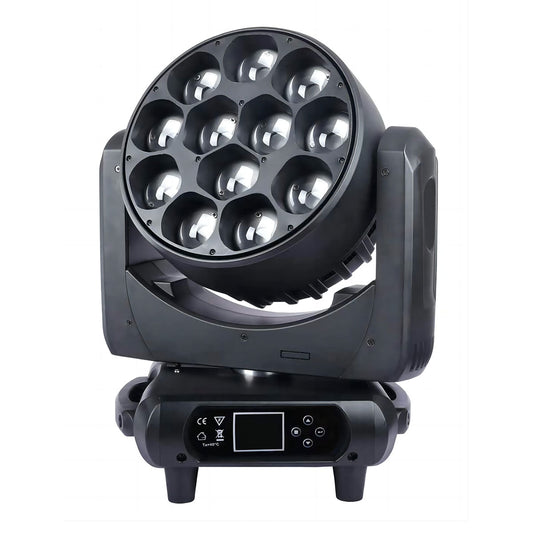 12x40W RGBW LED Moving Head Wash Light (5°-35° Zoom & Pixel Control)